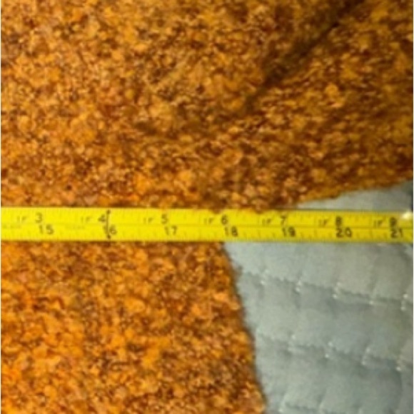 One girl Who Cozy rusty hooded Button-Up 3-4 sleeve Sweater Size S (no tag) VGUC - Picture 8 of 8